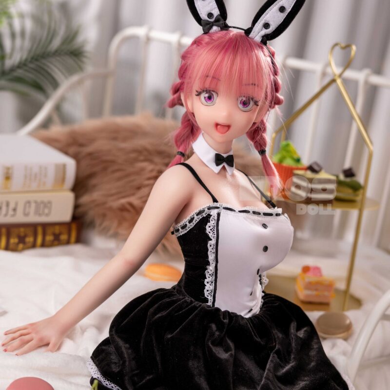 3.93ft/120cm Silicone Anime Mini Doll AA