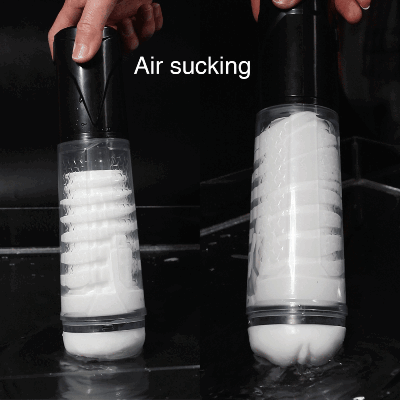 Sucking automatic electric masturbator