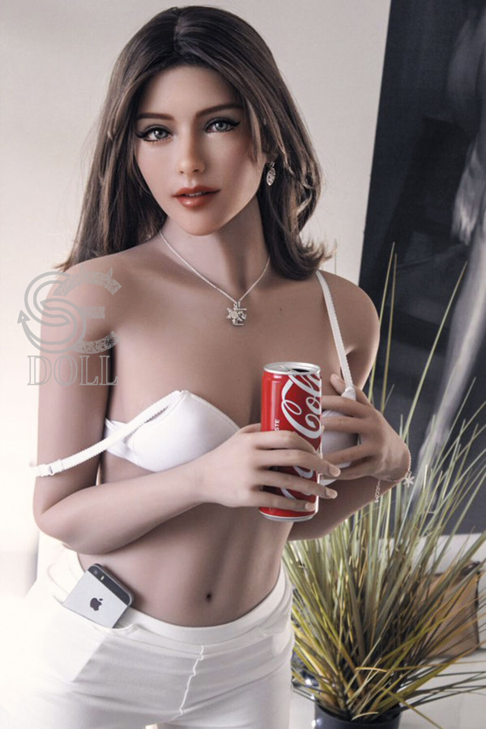 163cm/5ft3 E-Cup Realistic TPE Sex Doll Edwina