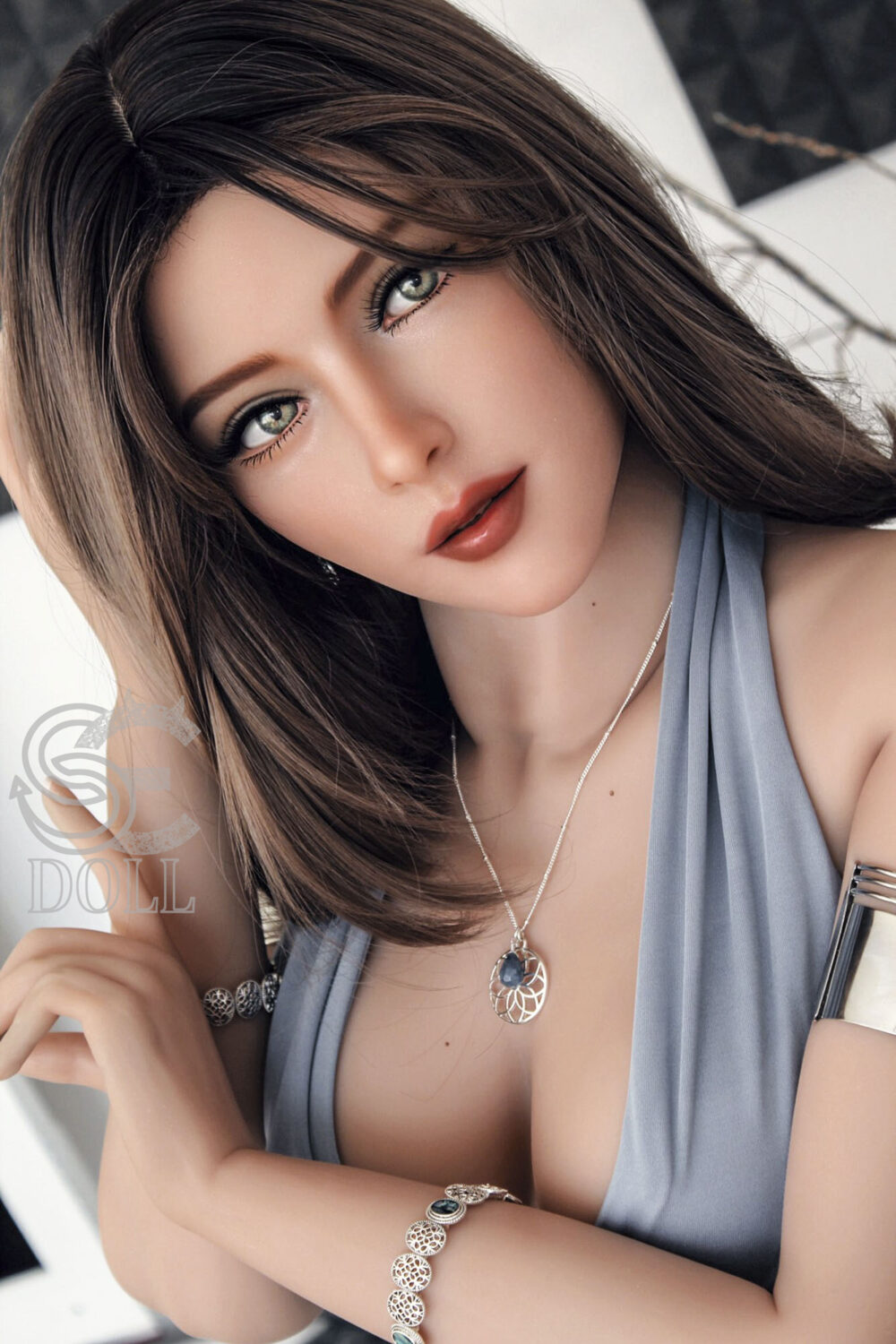 163cm/5ft3 E-Cup Realistic TPE Sex Doll Edwina