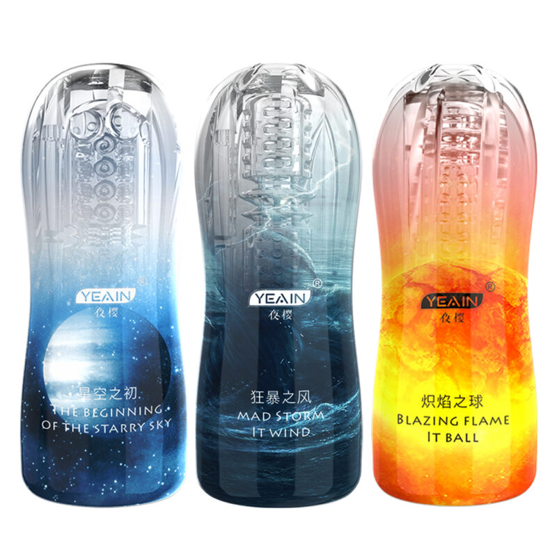 Transparent Star Masturbation Cup