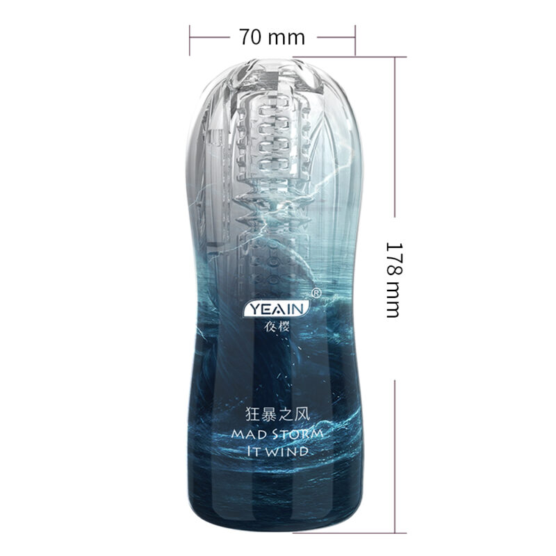 Transparent Star Masturbation Cup