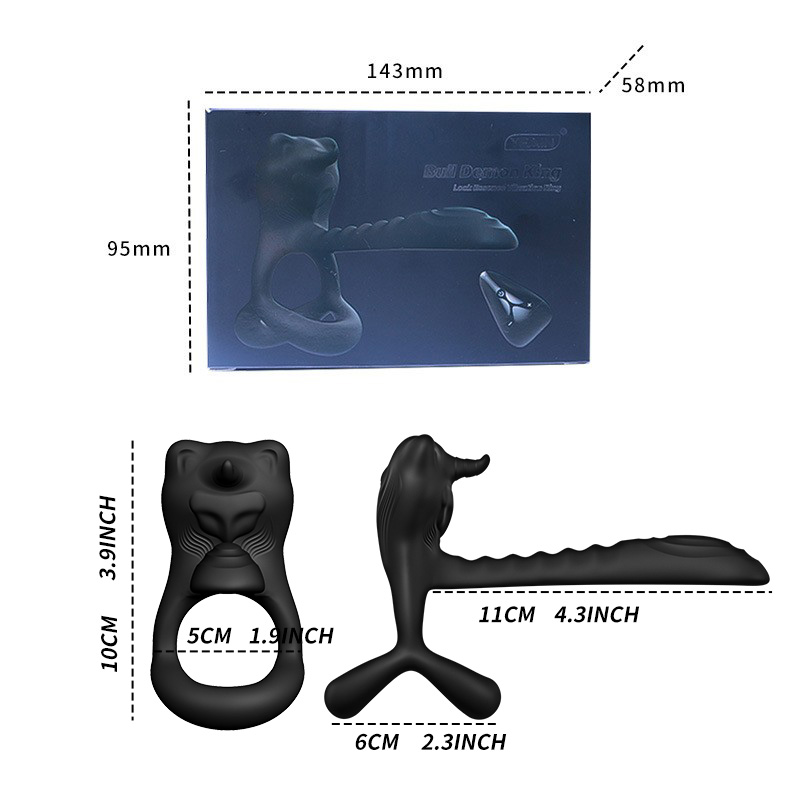 Wireless Remote Control Vibration Delay Sperm Locking Ring