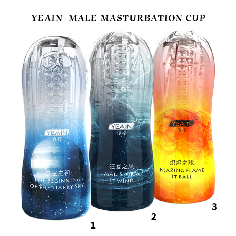Transparent Star Masturbation Cup