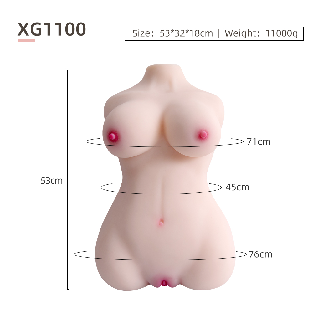 Realistic Pocket 3 in 1 Without Legs Sexy Body