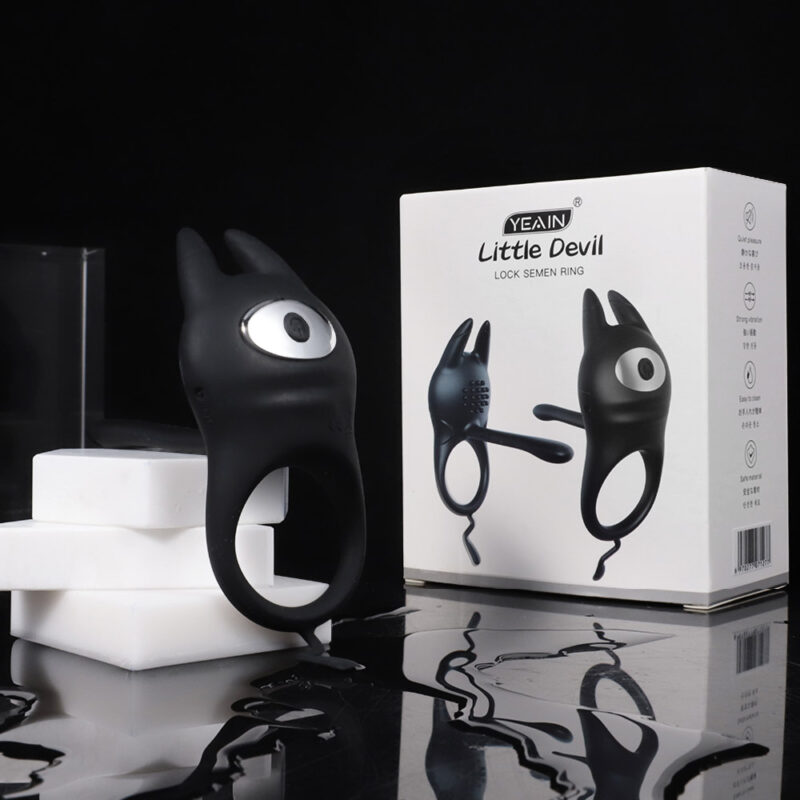 Vibrating Silicone Sperm Locking Ring