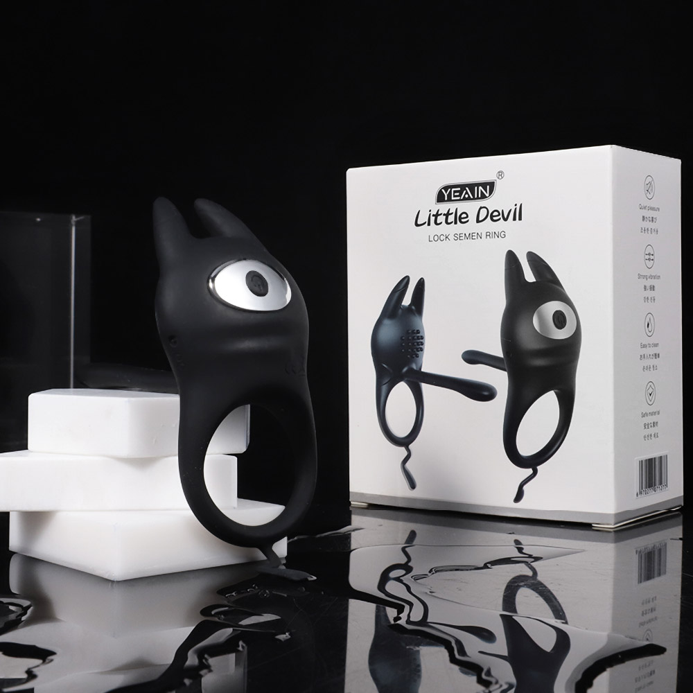 Vibrating Silicone Sperm Locking Ring