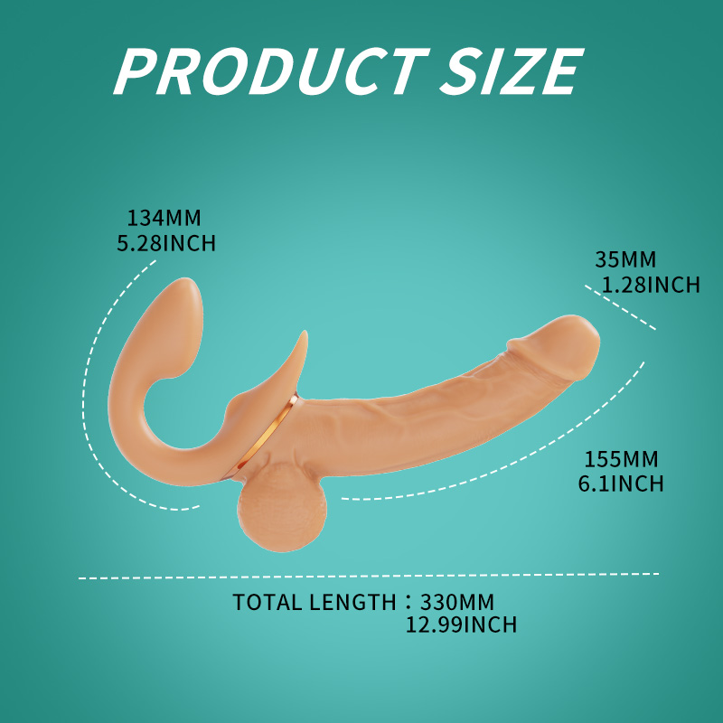 Wearable Electric Vibrating & Stretch Dildo