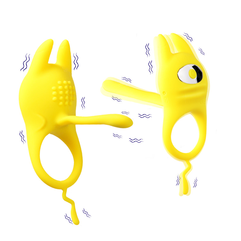 Vibrating Silicone Sperm Locking Ring