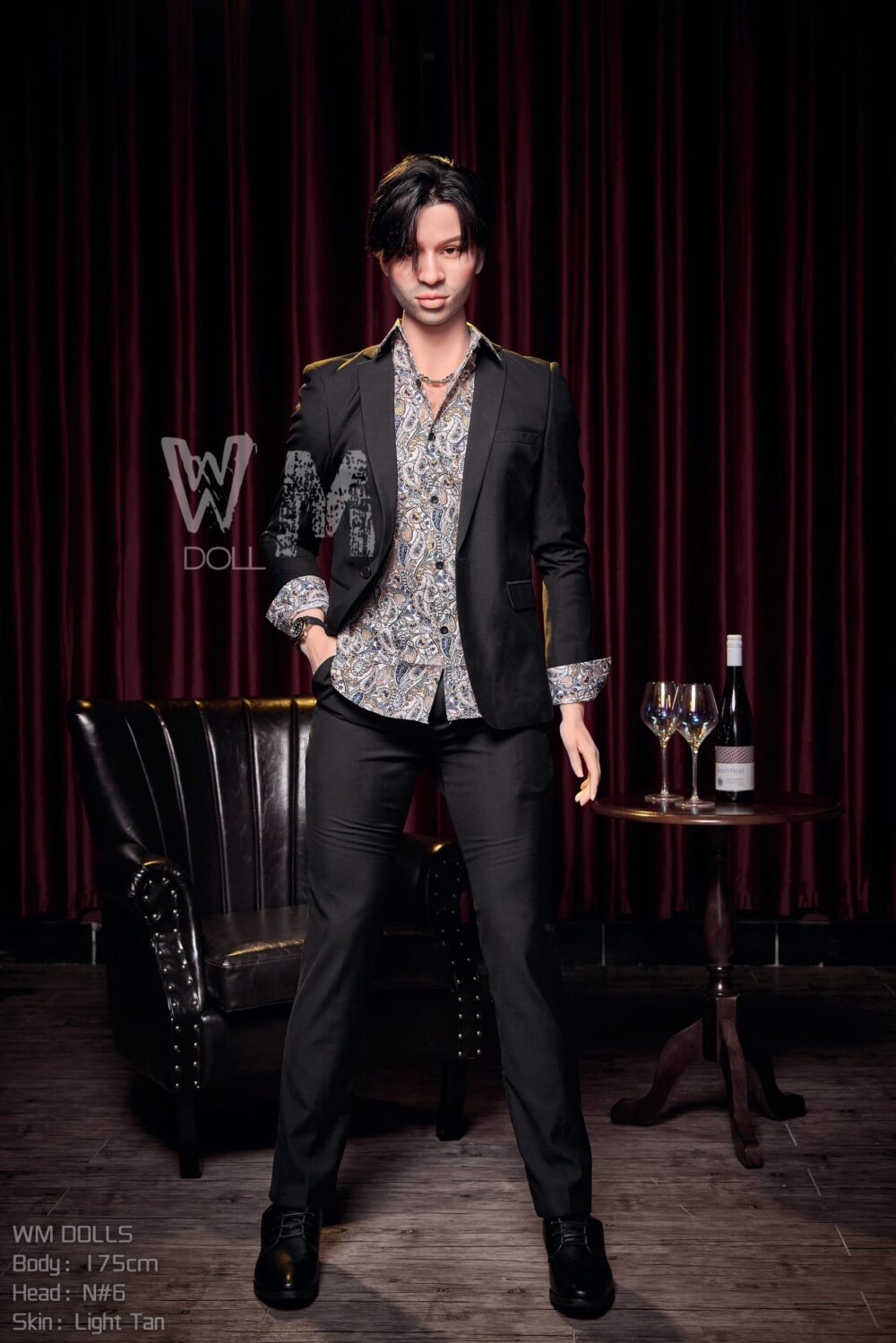 175cm/5ft8  Premium Male Sex Doll Ace