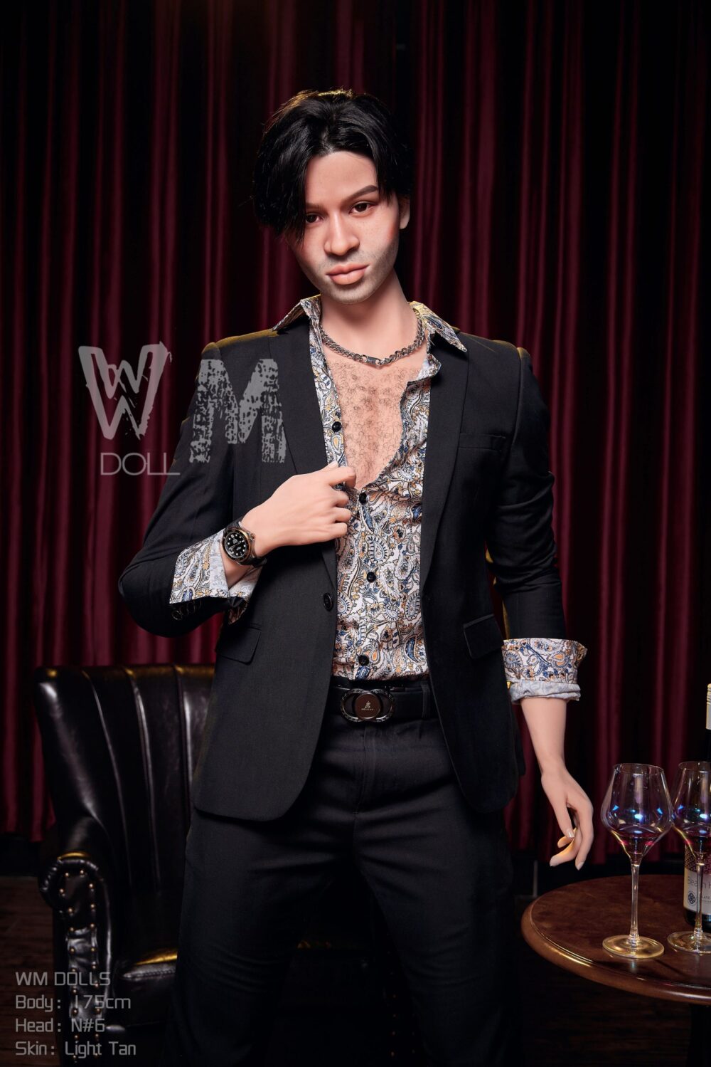 175cm/5ft8  Premium Male Sex Doll Ace